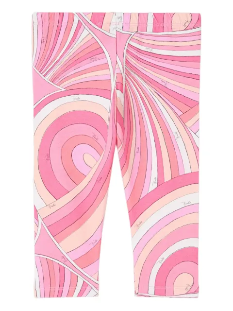 PUCCI Junior iride-print leggings