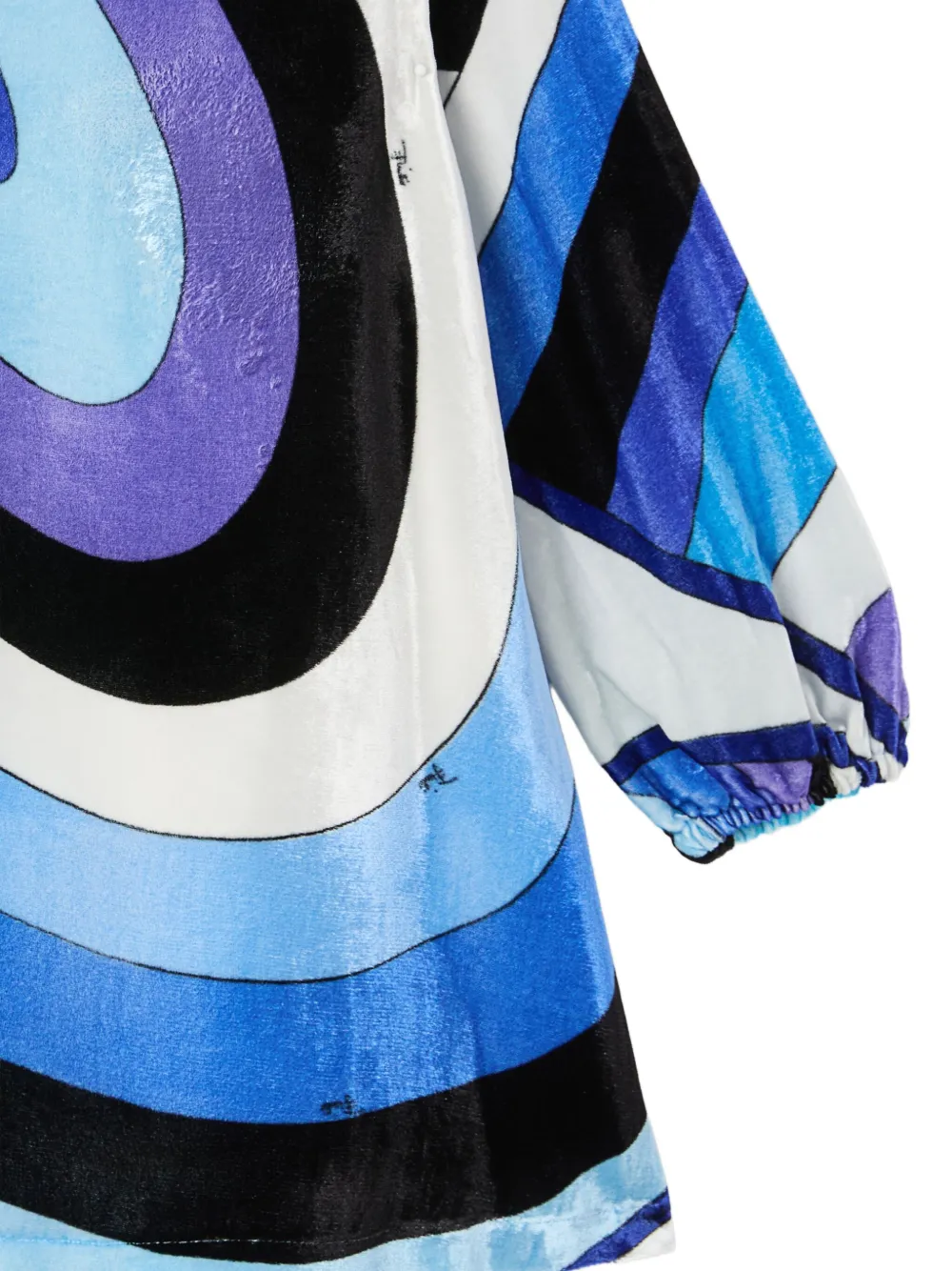 PUCCI Junior Jurk met iride-print Blauw