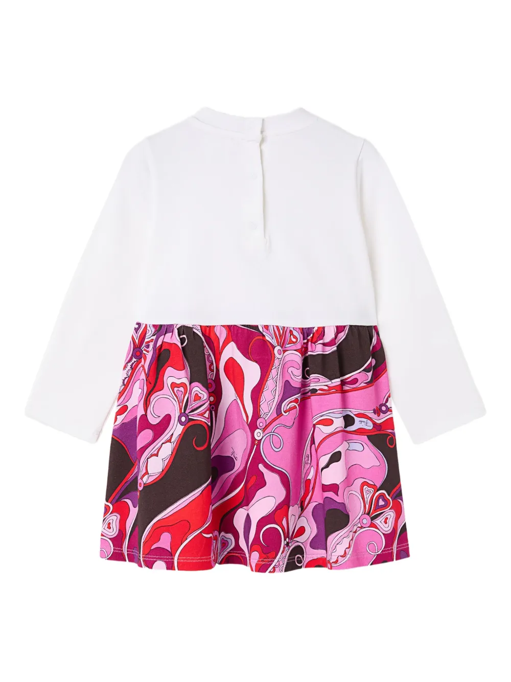 PUCCI Junior long-sleeve dress - Wit