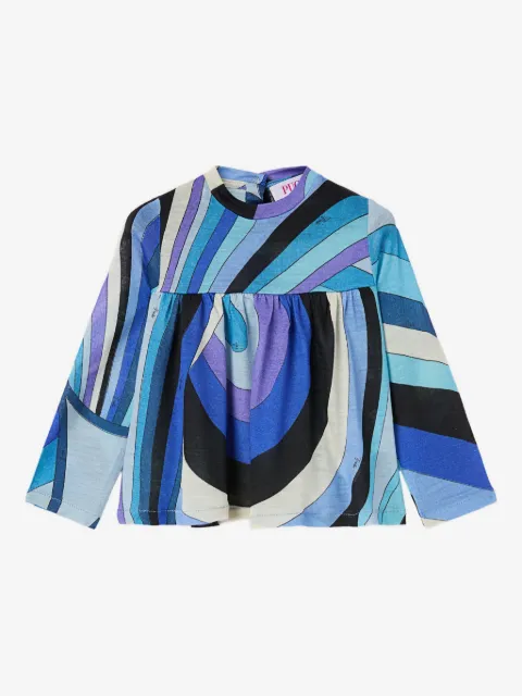 PUCCI Junior playera con estampado Iride