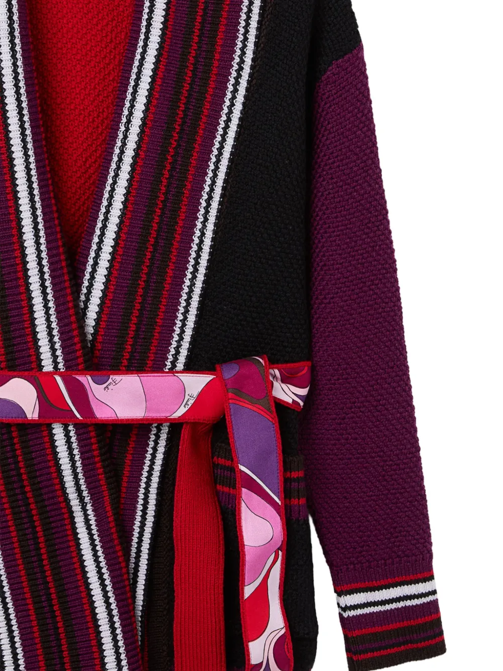 PUCCI Junior Vest met ceintuur Zwart