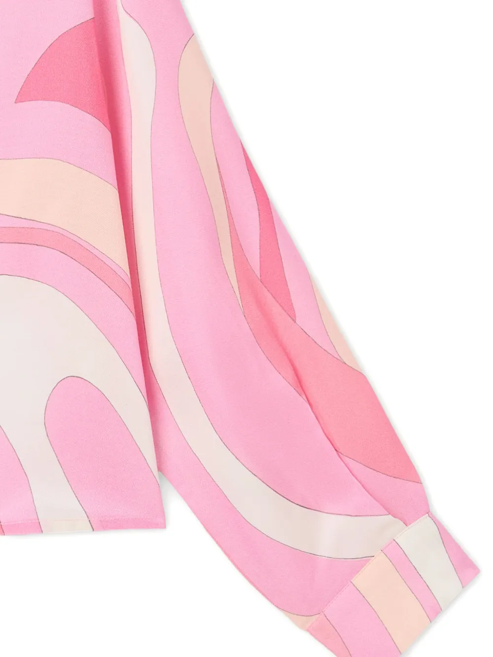 Pucci Junior Marmo-print Shirt In Multi