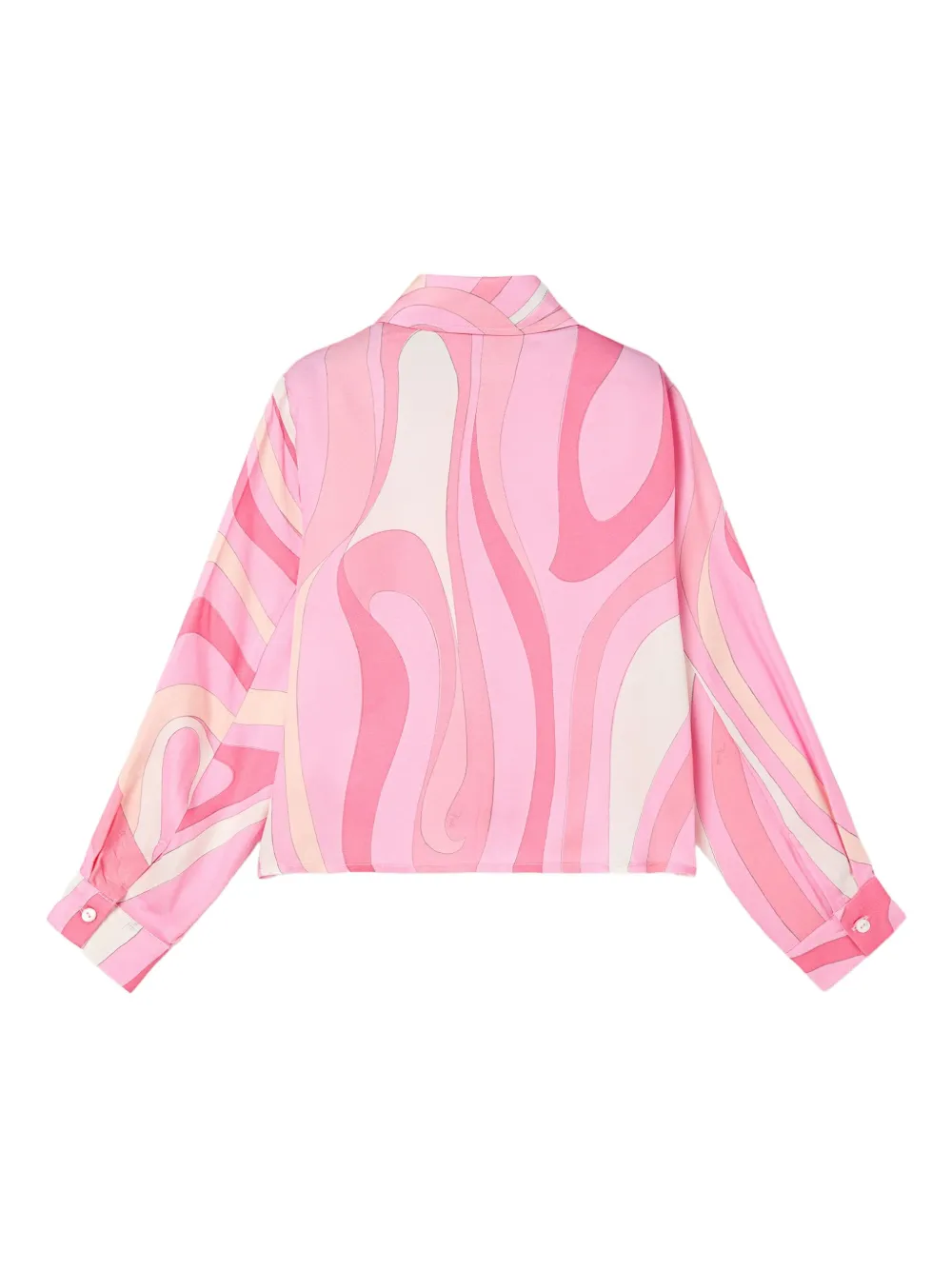 Pucci Junior Marmo-print Shirt In Multi