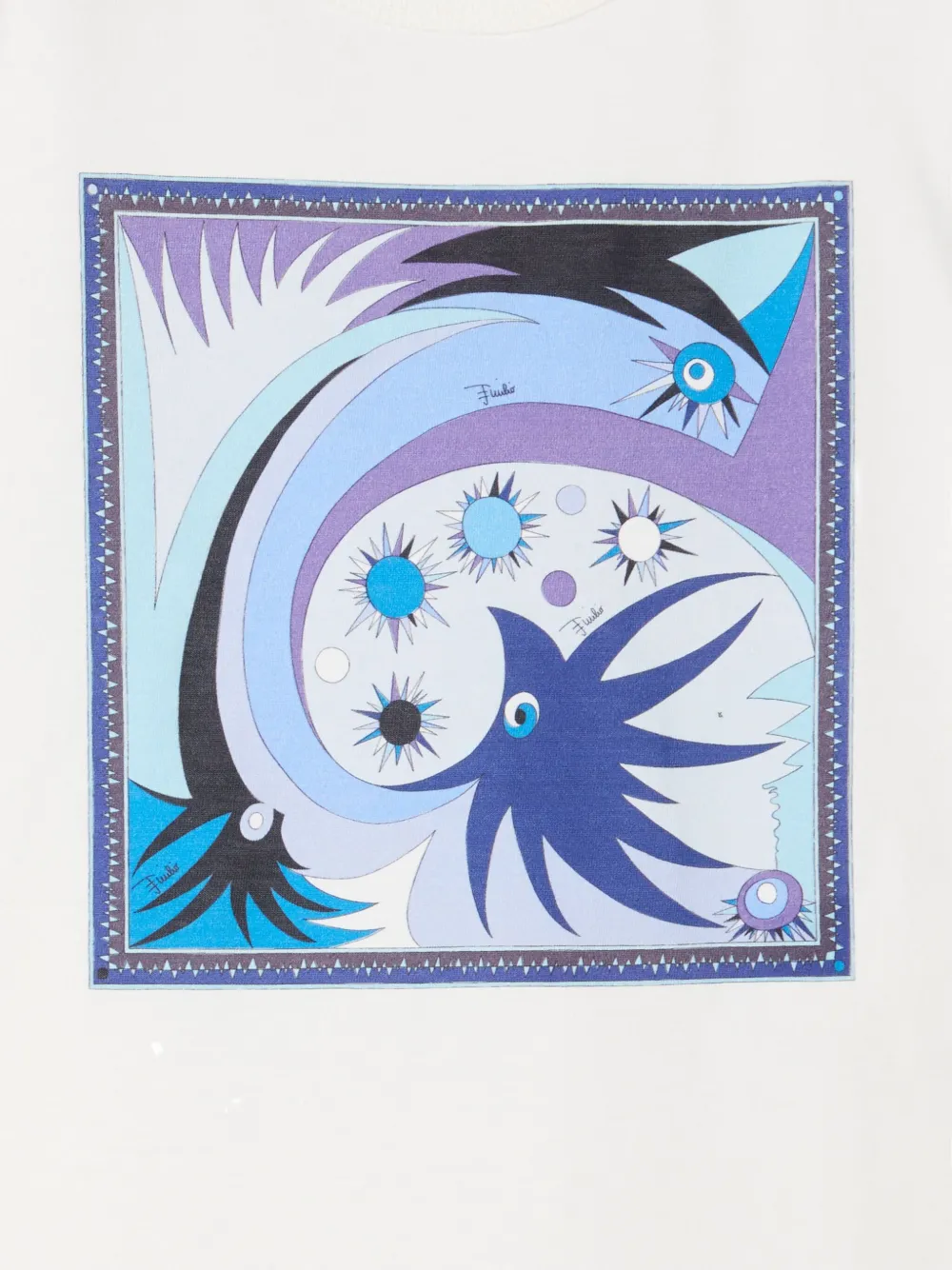 PUCCI Junior T-shirt met Stella-print Wit