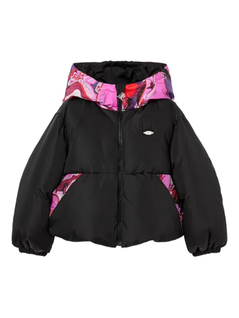 PUCCI Junior printed down jacket