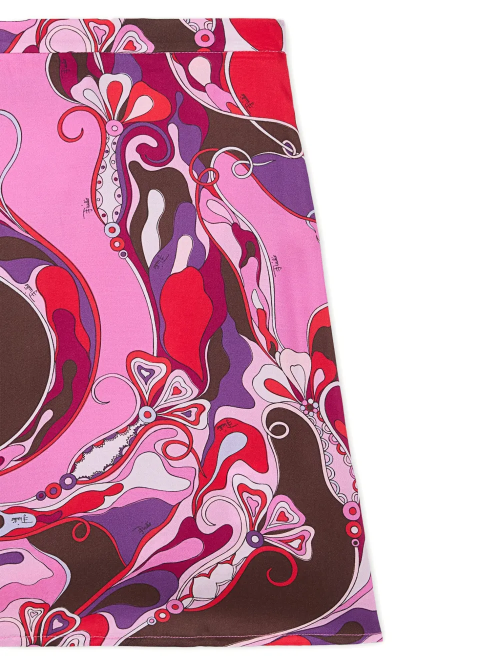 PUCCI Junior Rok met orchidee-print Roze