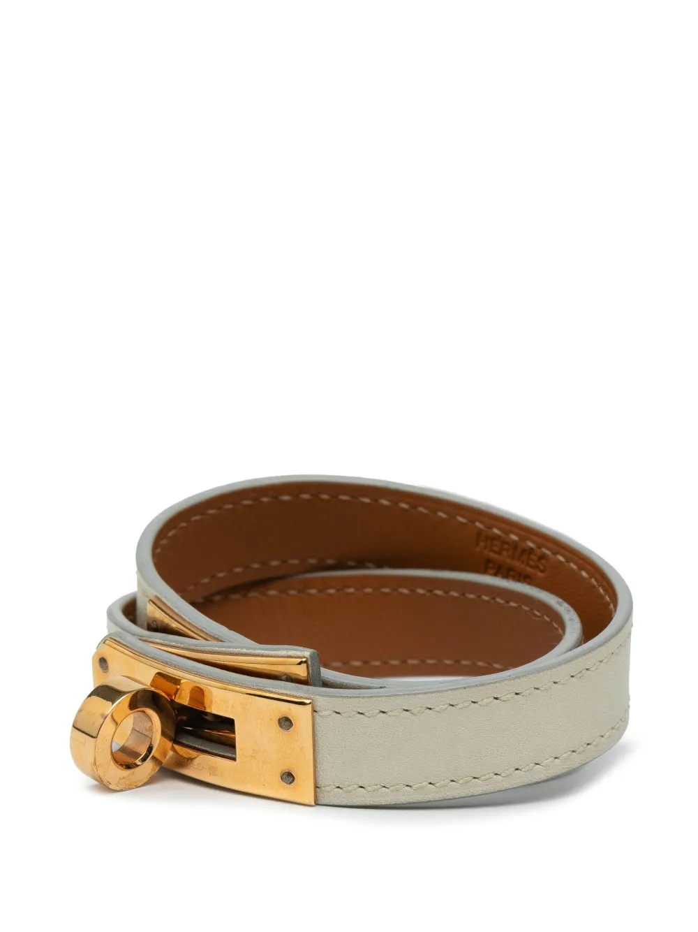 Hermès Pre-Owned bracelet Kelly Double Tour en cuir (2018) | Image 2