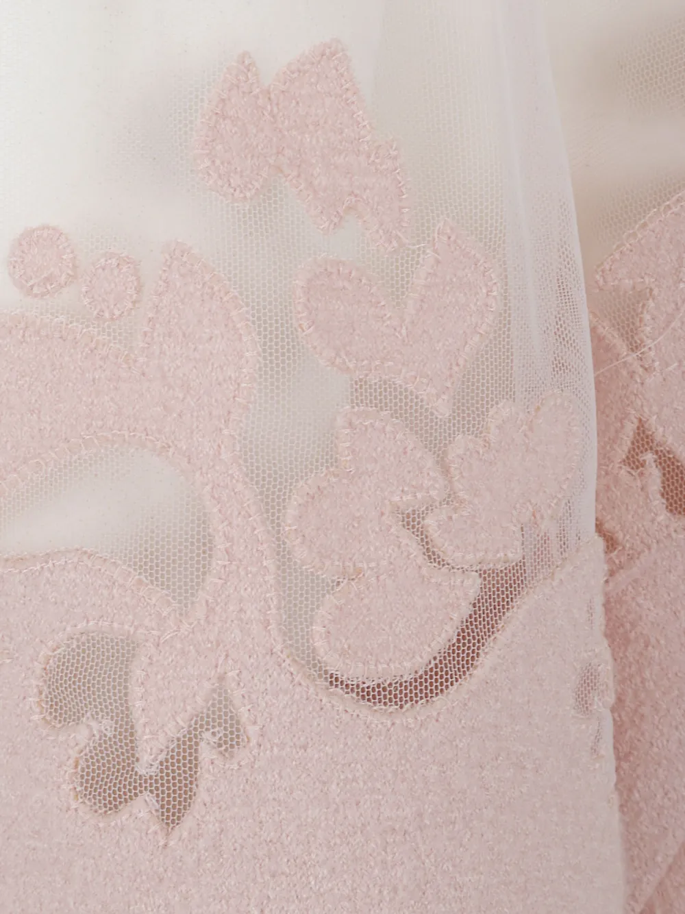 Ermanno Scervino Floral-appliqué Dress In Pink