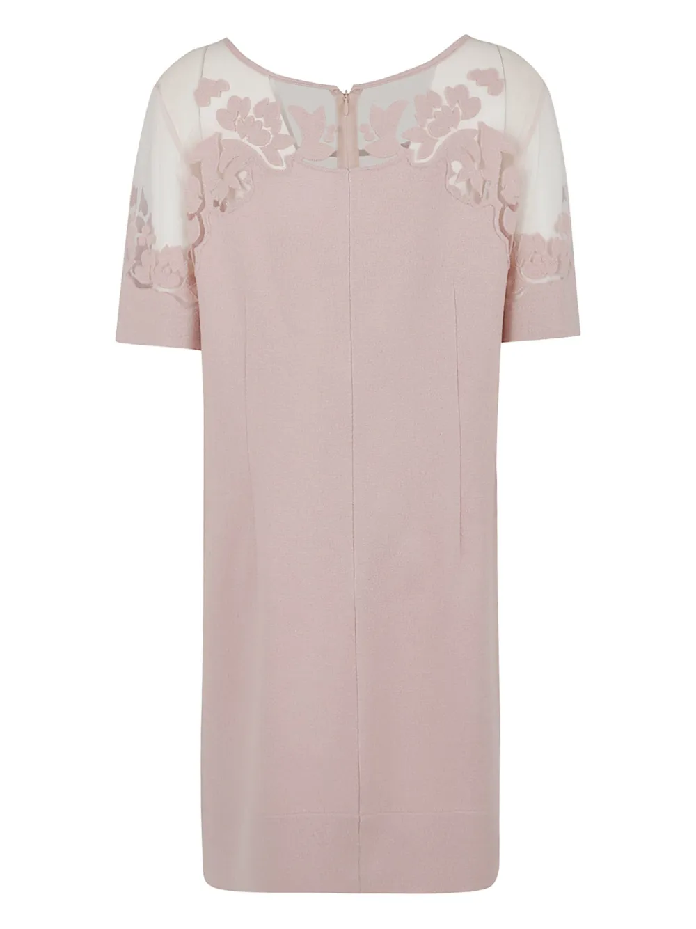 Ermanno Scervino Jurk met bloemenpatch - Roze