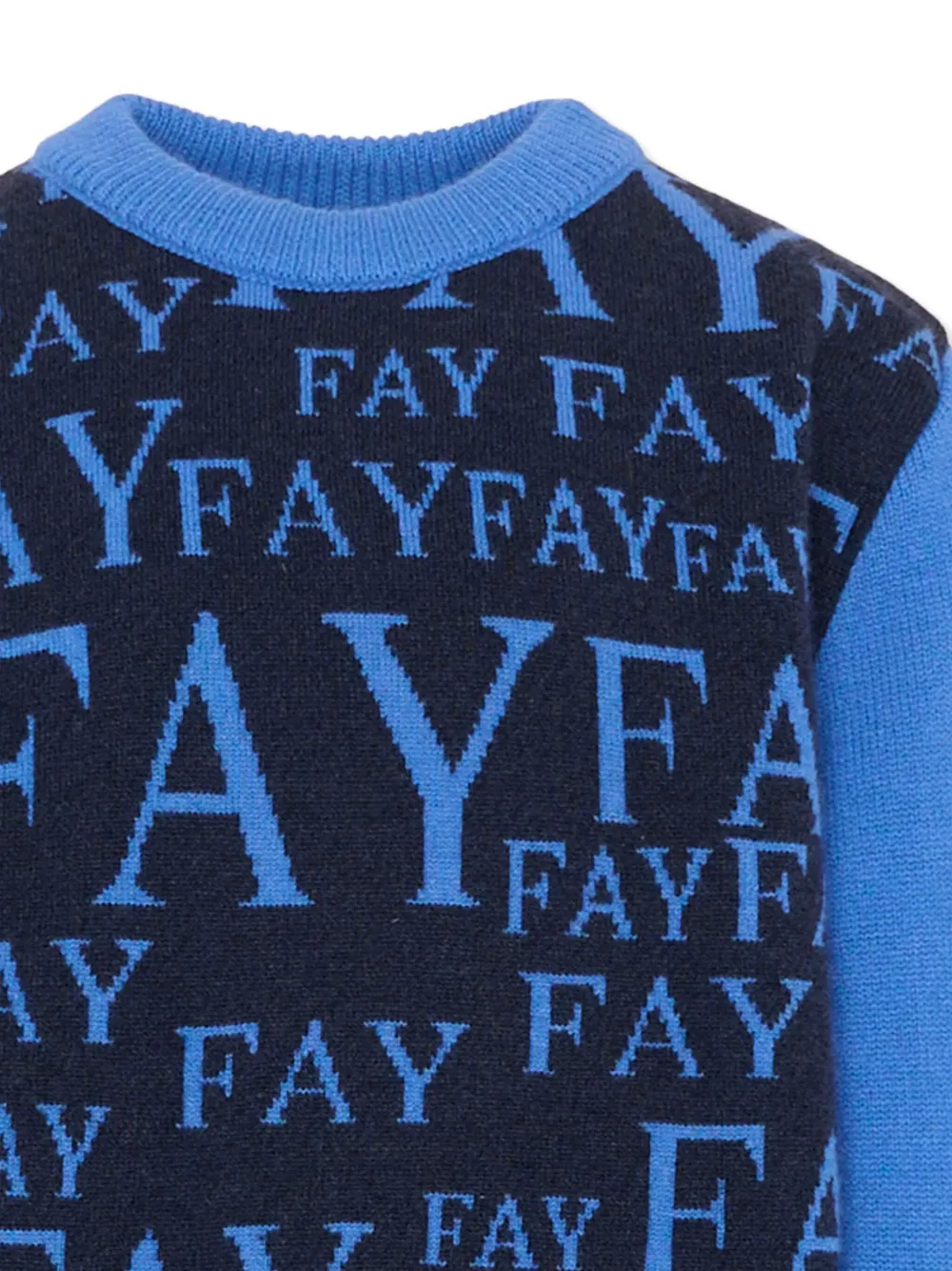 Fay Kids Trui met lange mouwen Blauw