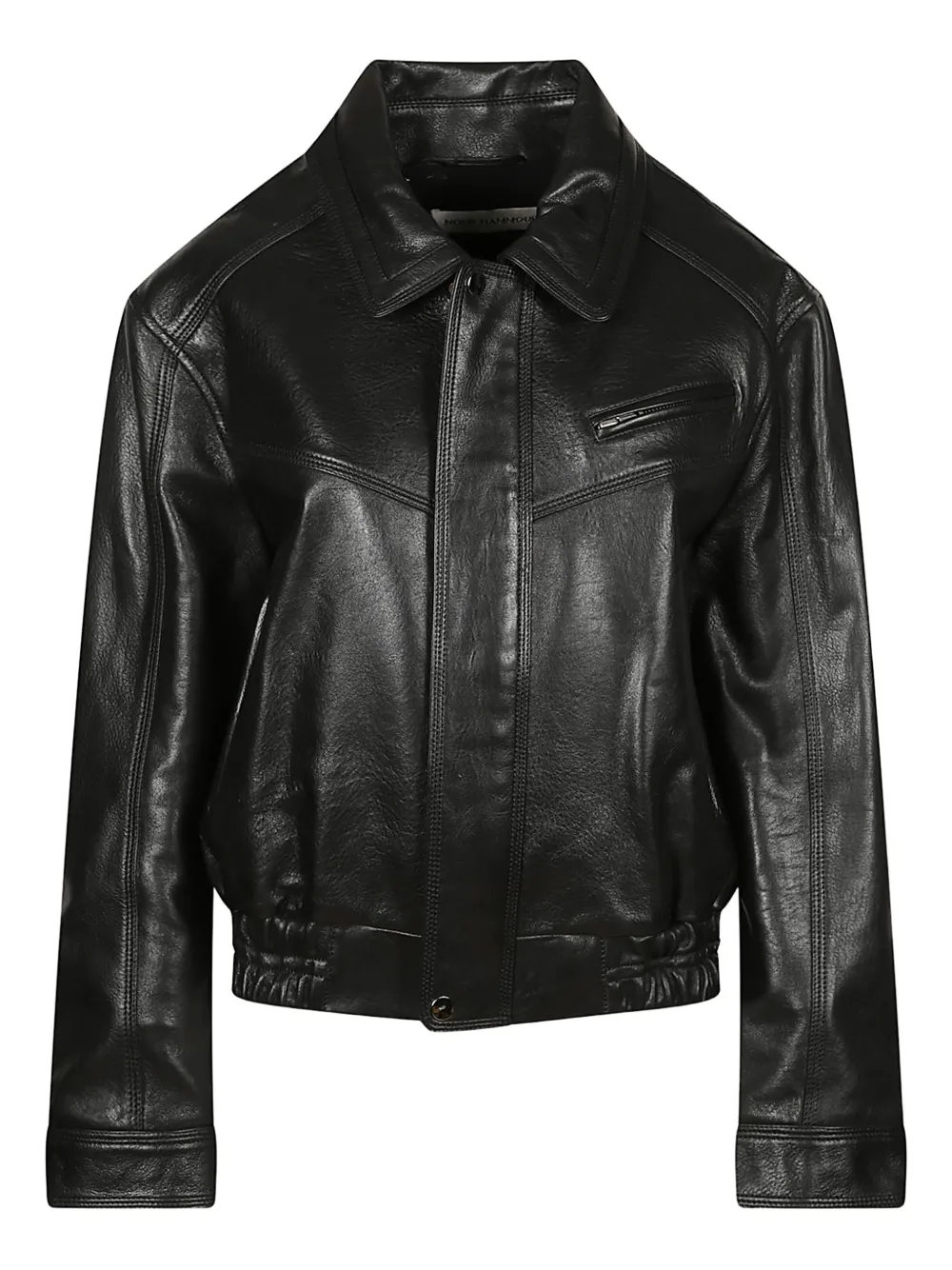 Nour Hammour Clint zip-up jacket | Black | Image 1