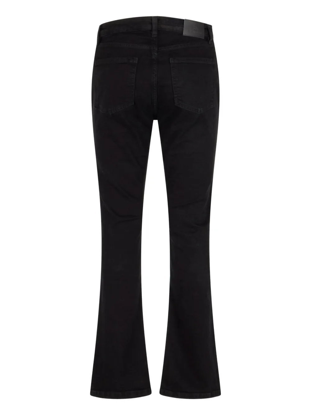 Polo Ralph Lauren belt-loops flared trousers - Zwart