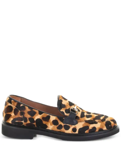 Viola Ricci animal-pattern loafers