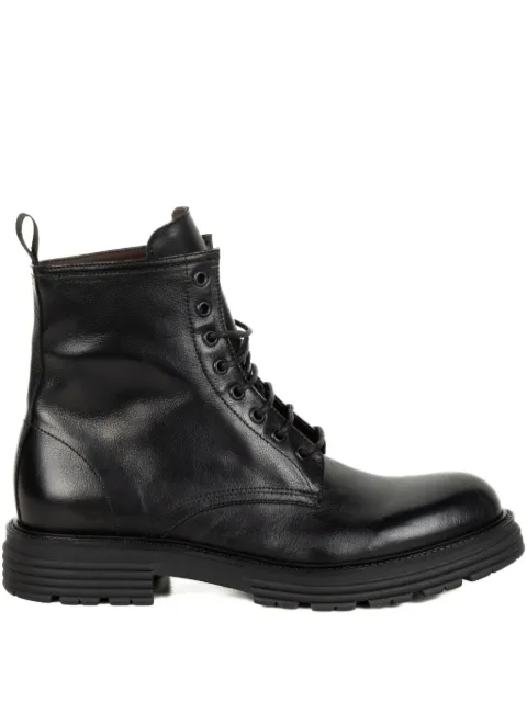 FRANCO FEDELE leather biker boots