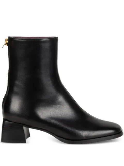 Lorenzo Mari zip-up leather ankle boots