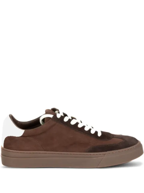 Stokton panelled suede sneakers