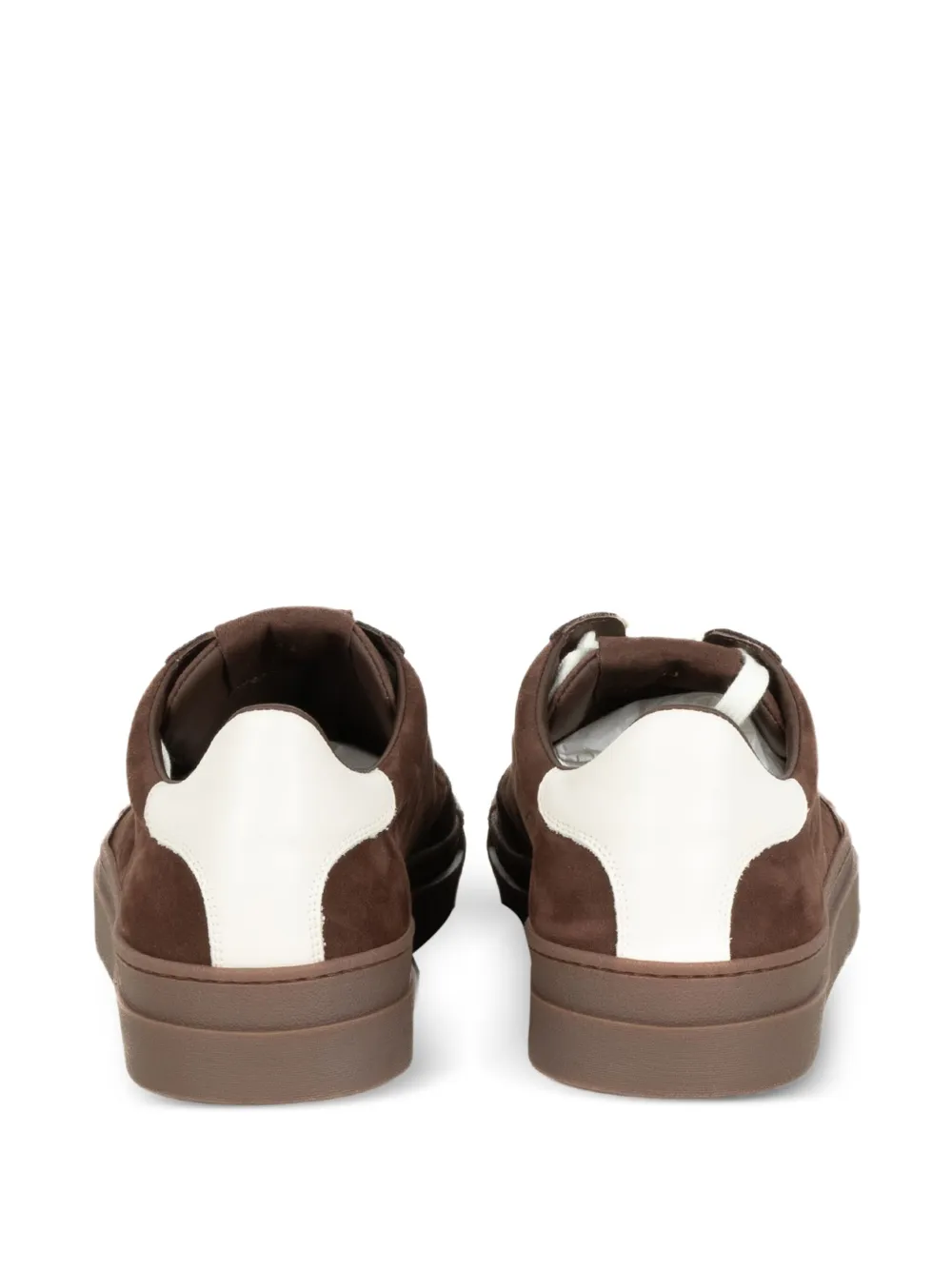 Stokton Suède sneakers met vlakken Bruin