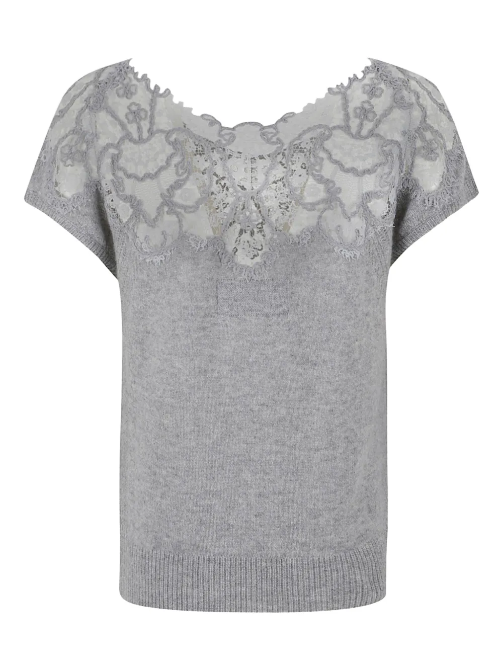 Ermanno Scervino lace knitted top | T-Shirts & Jersey Shirts | Image 2