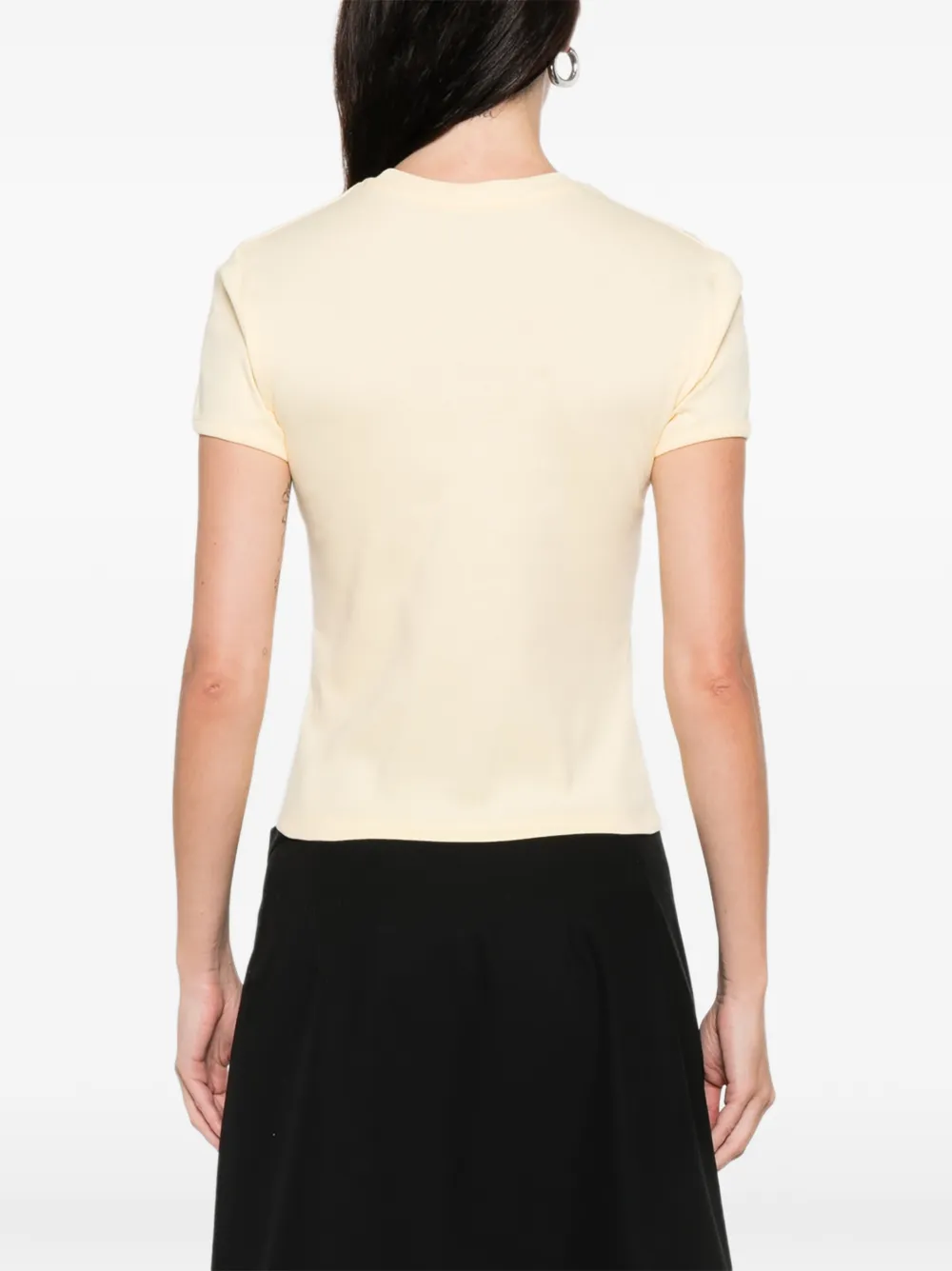 Coperni Logo T-shirt In Yellow