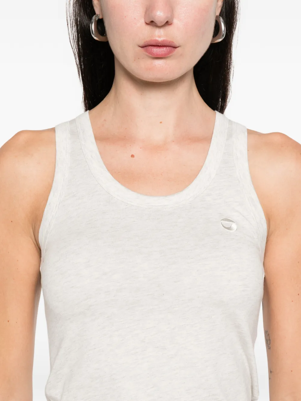 Coperni logo tank top Grijs