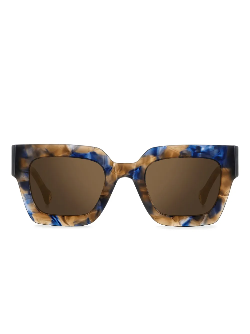 Carolina+Herrera+lunettes+de+soleil+Her+à+monture+carree+-+Marron