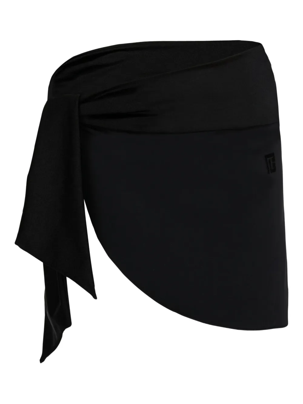 Balmain Asymmetrischer Sarong - Schwarz