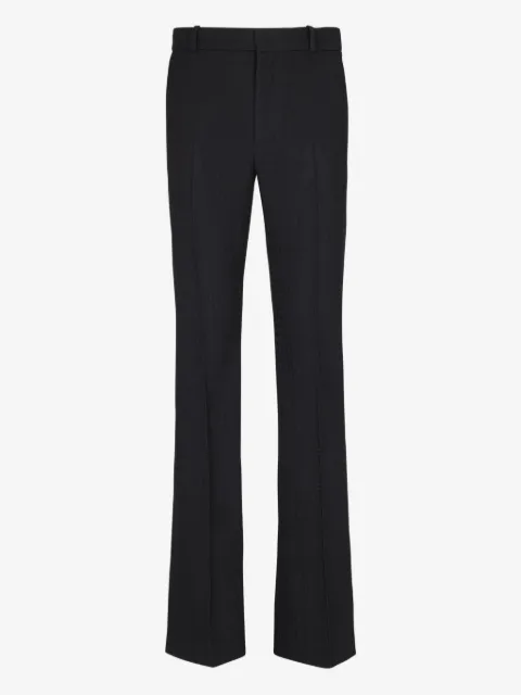 Balmain darted wool trousers