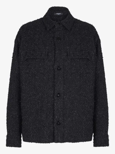 Balmain  tweed shirt jacket