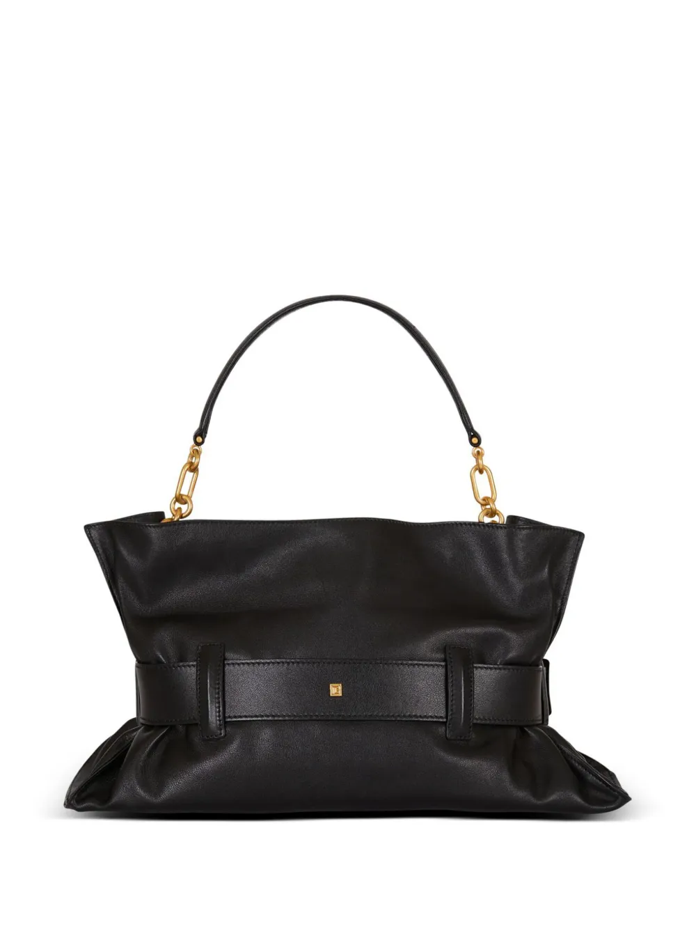 Balmain Anthem medium schoudertas met gesp Zwart