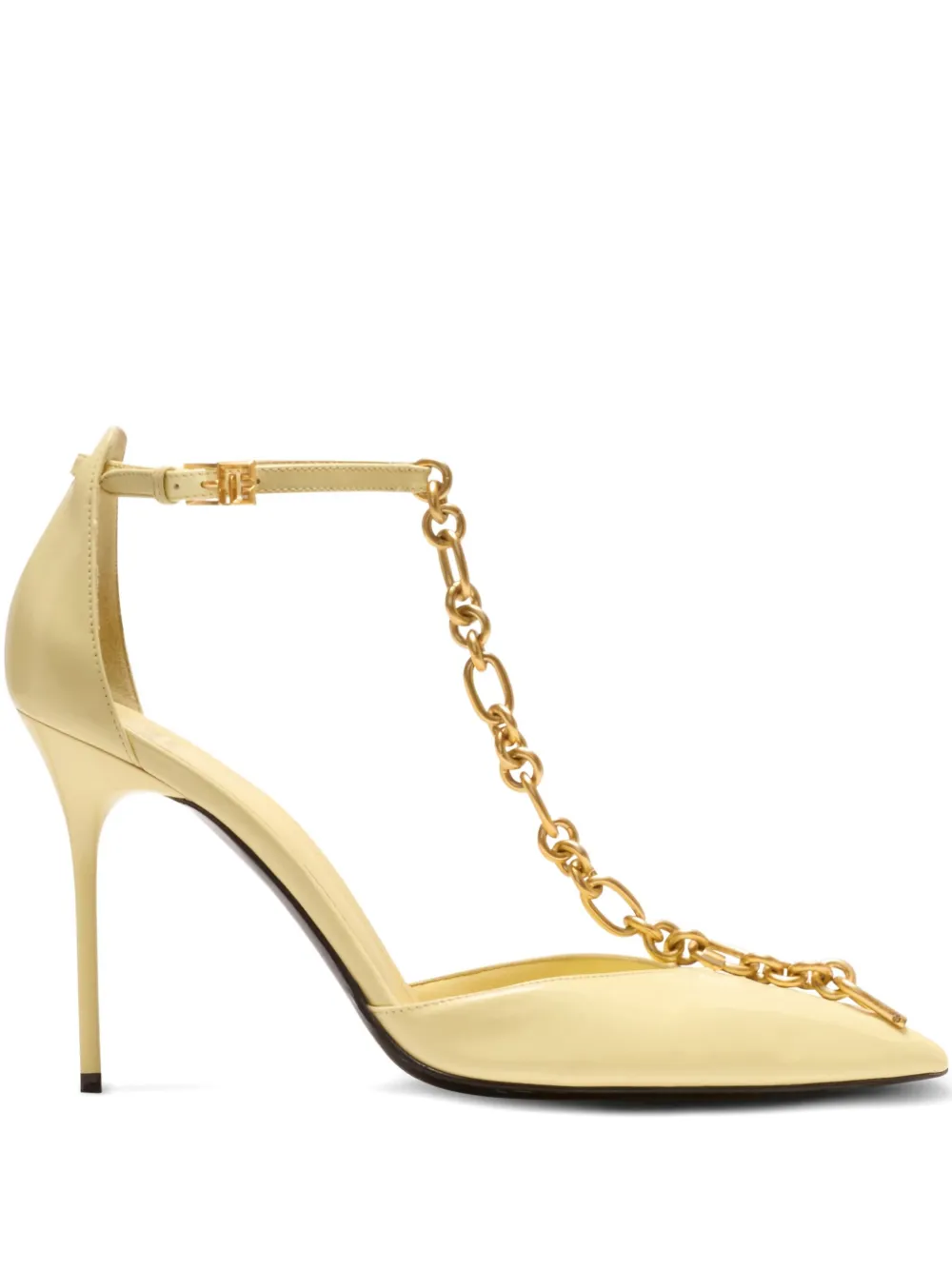 Balmain Pumps met puntige neus Geel