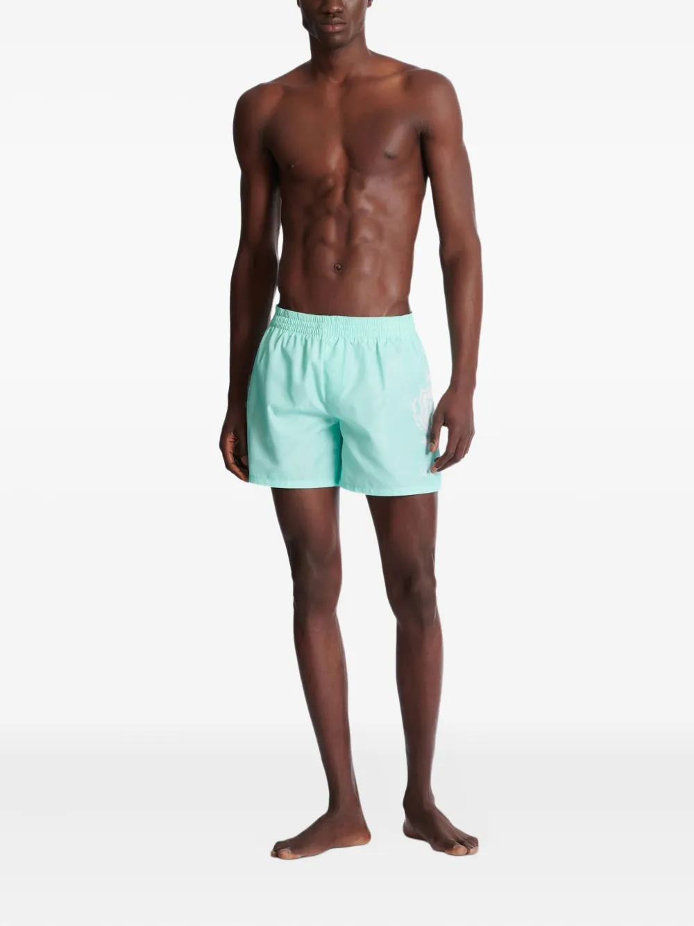 Balmain Zwembroek met logo Blauw