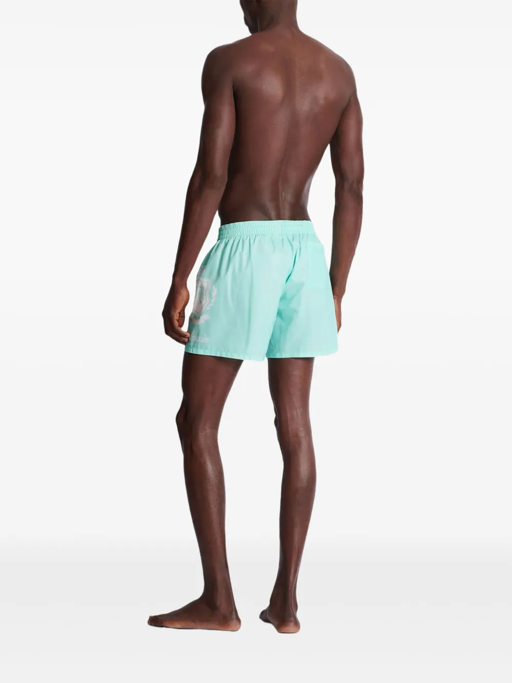 Balmain Zwembroek met logo Blauw