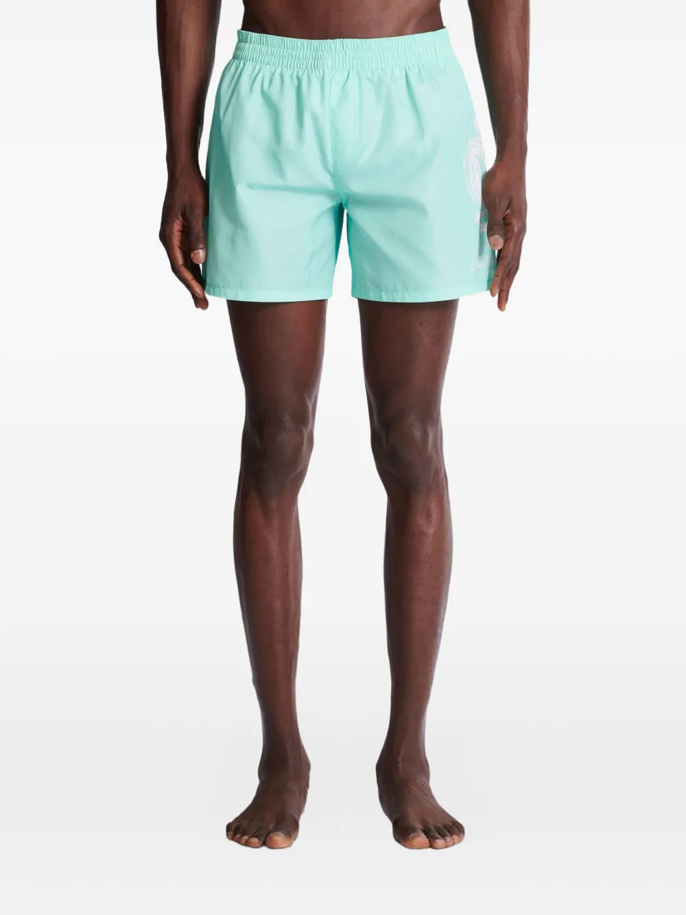  Balmain Bañador Con Logo - Azul 