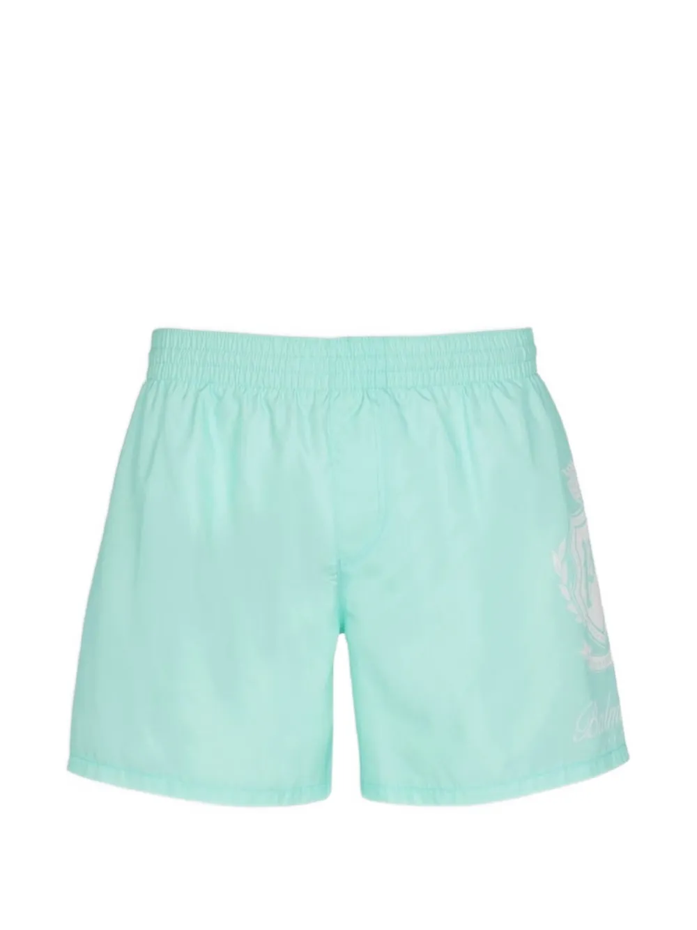 Balmain Costume da bagno con logo - Blu