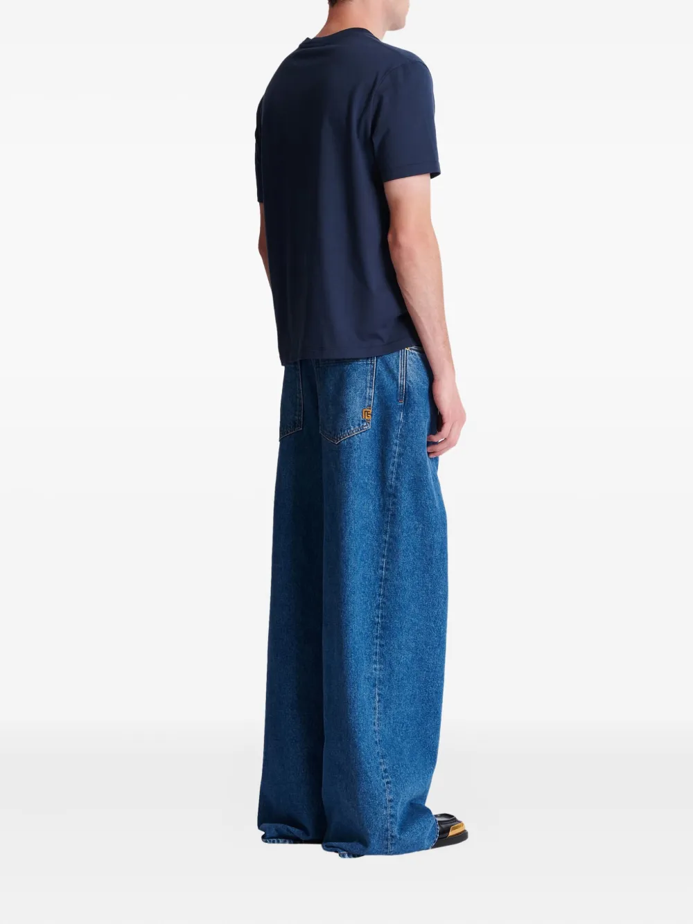Balmain T-shirt met print Blauw