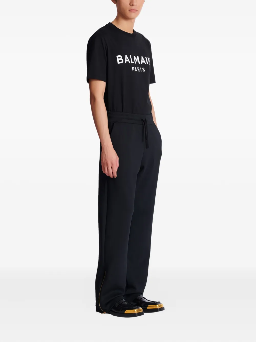  Balmain Drawstring-fastening Sweatpants - Black 