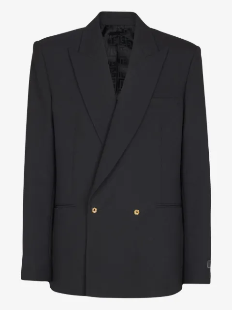 Balmain double-breasted wool blazer
