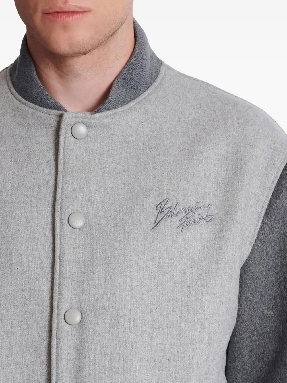 button-down bomber jacket
