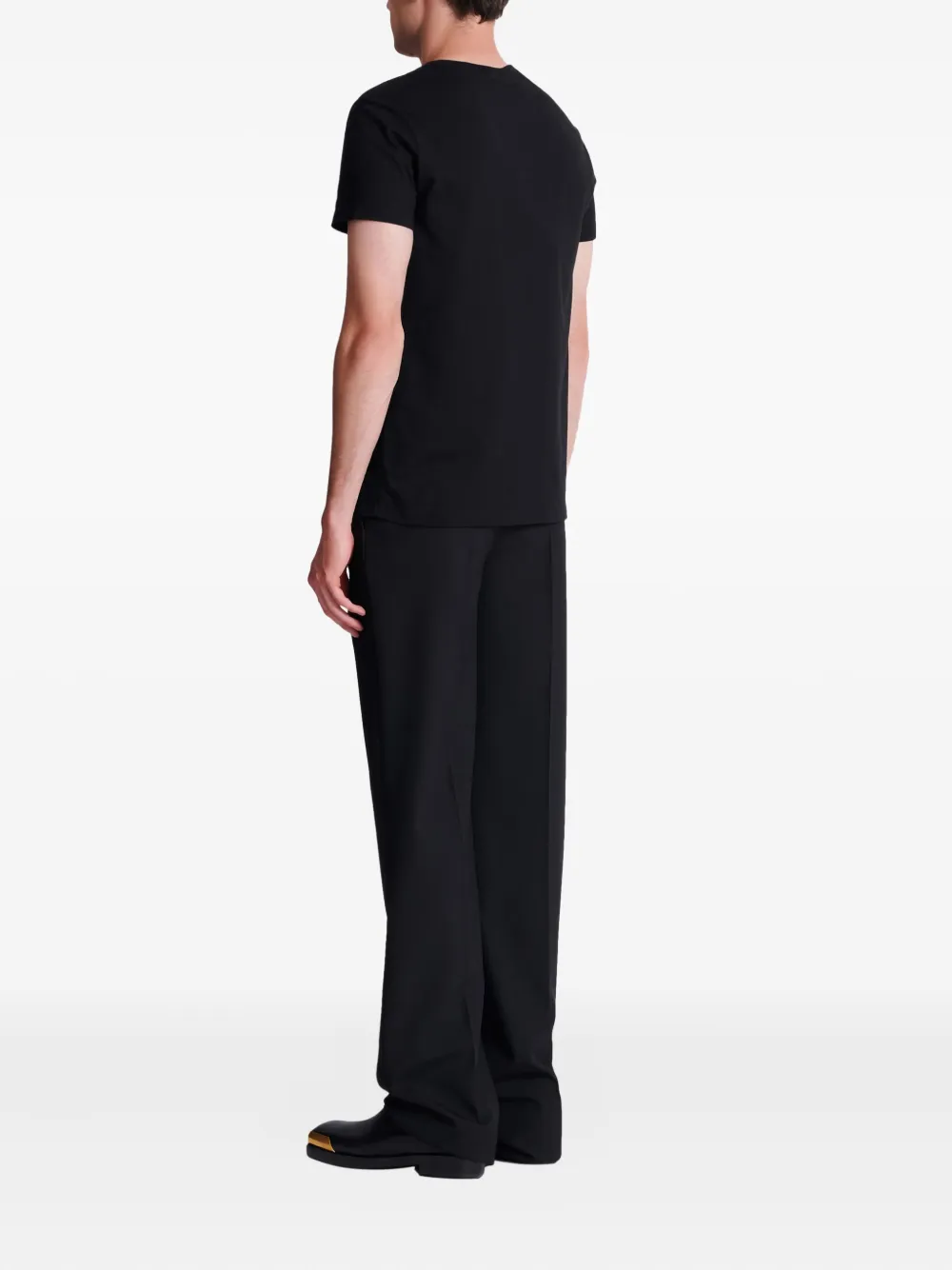 Balmain T-shirt met print Zwart