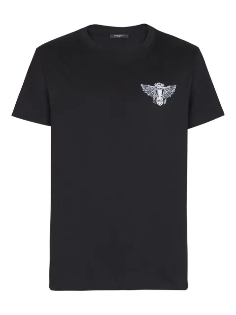 Balmain design-print T-Shirt