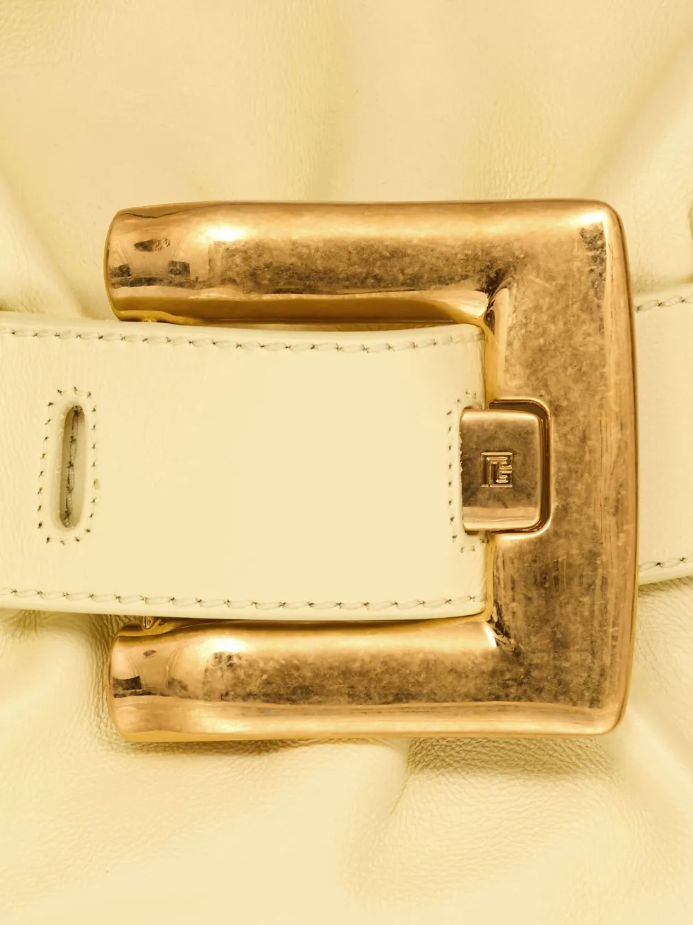 Balmain Medium Anthem schoudertas met riemdetail Geel