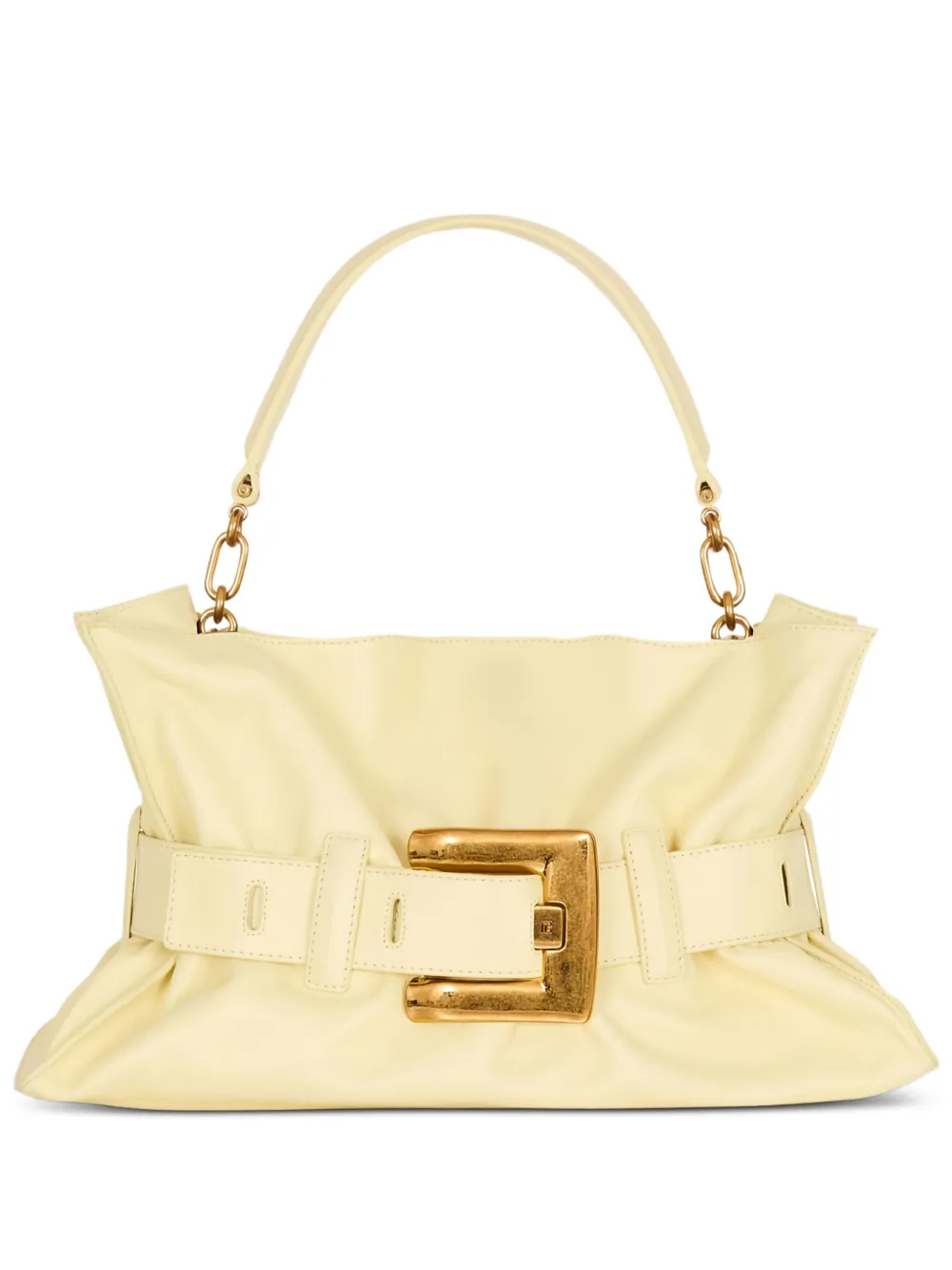 Balmain Borsa a spalla Anthem media - Giallo