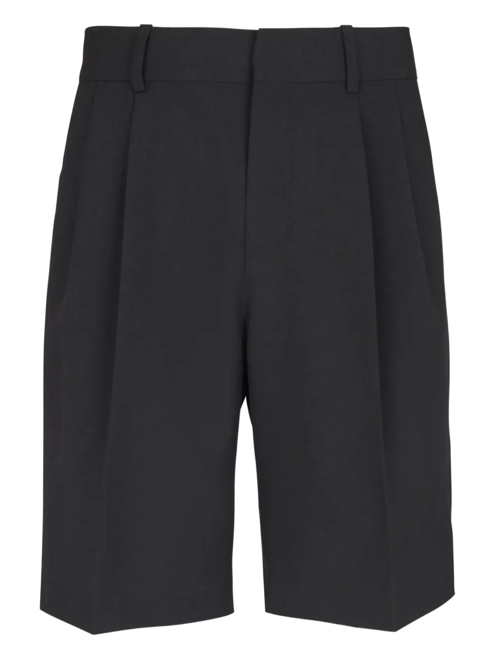 Balmain darted wool shorts | Black | Image 1