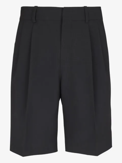 Balmain darted wool shorts