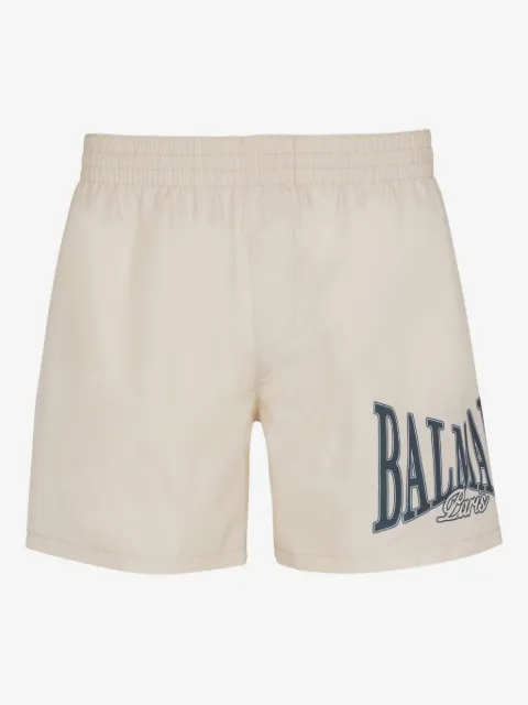Balmain logo-print swim shorts