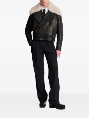 BALMAIN（バルマン）メンズ レザージャケット - FARFETCH