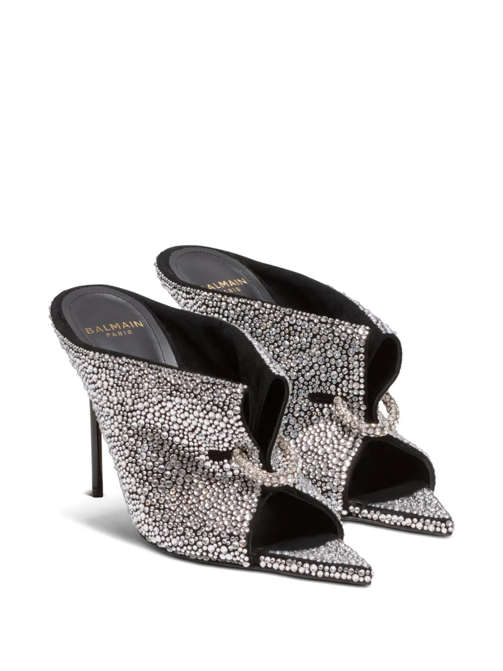 Balmain Pumps met puntige neus Grijs