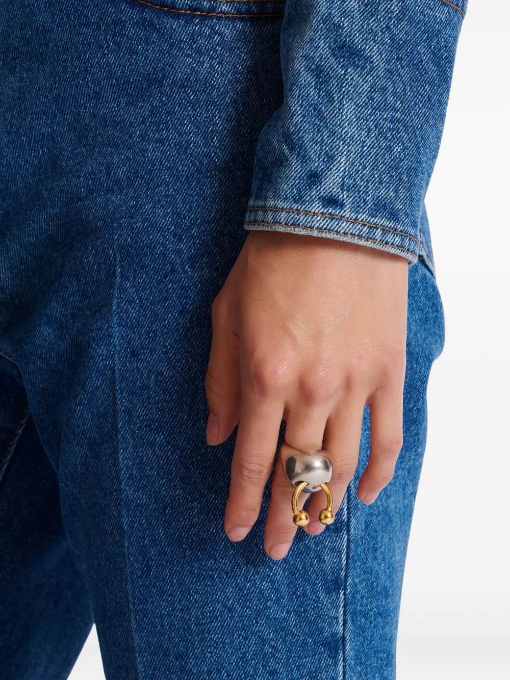 Balmain Bolvormige ring - Zilver