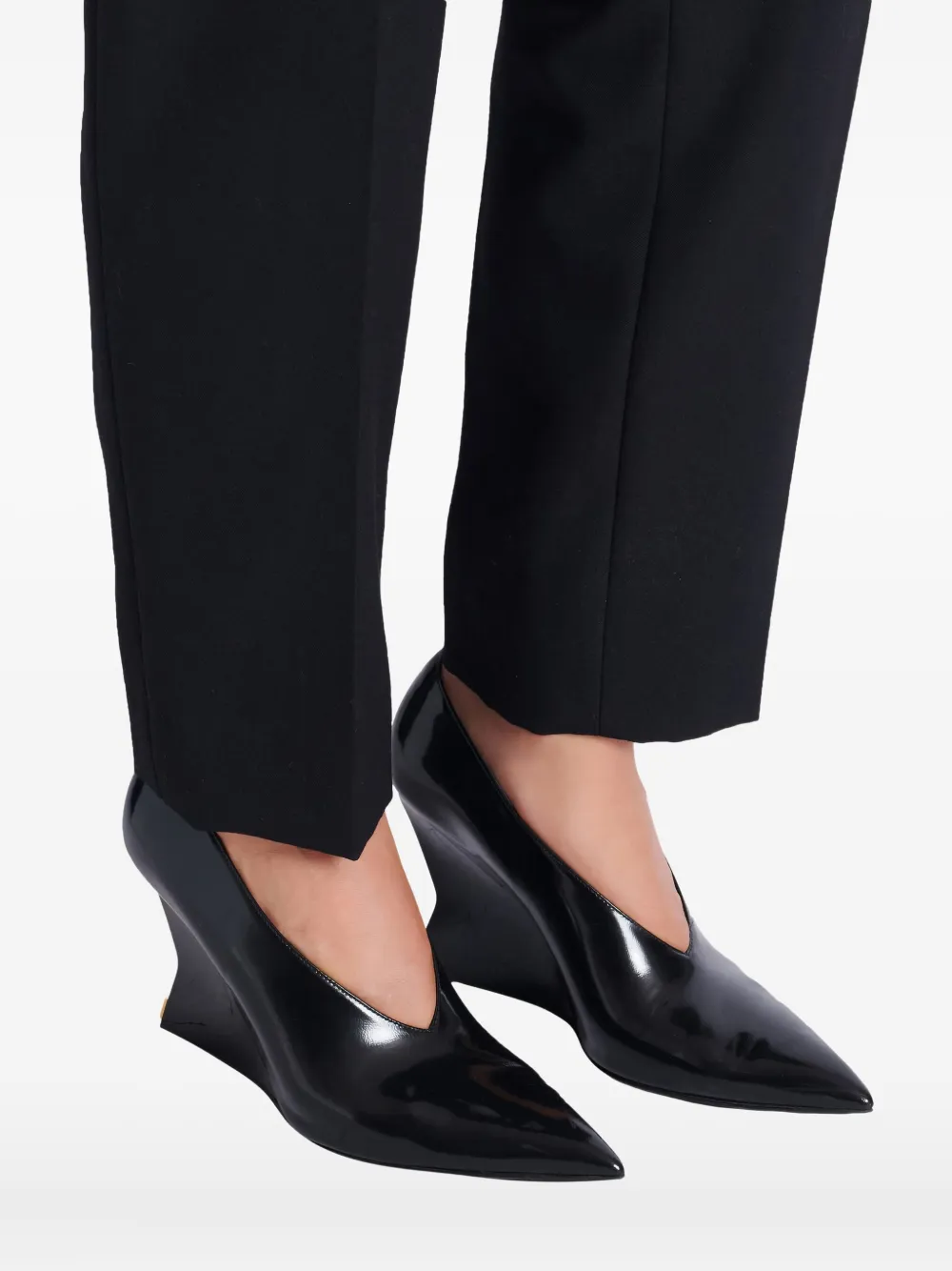 Balmain Pumps met puntige neus Zwart