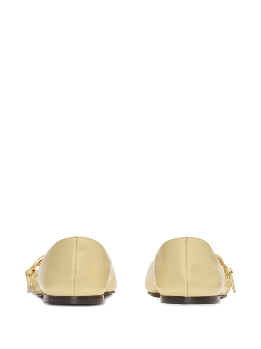Balmain Sync ballerina's met puntige neus Geel